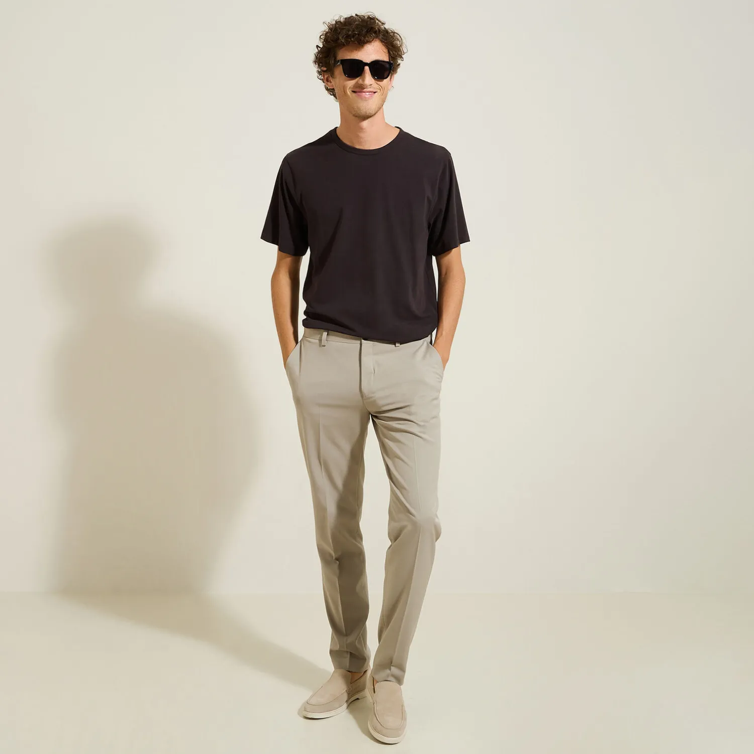 Jules Tee shirt matière douce col rond- T-shirt