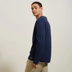 Jules Tee shirt  matière fantaisie col rond- T-shirt