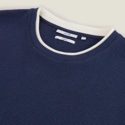 Jules Tee shirt  matière fantaisie col rond- T-shirt