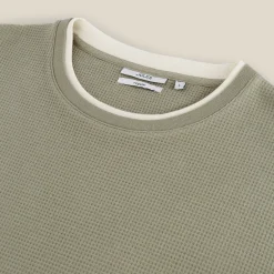 Jules Tee shirt  matière fantaisie col rond- T-shirt