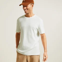 Jules Tee shirt matière gaufrée- T-shirt