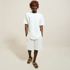 Jules Tee shirt matière texturée col rond- T-shirt