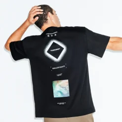 Jules Tee shirt oversize col rond  imprimé- T-shirt