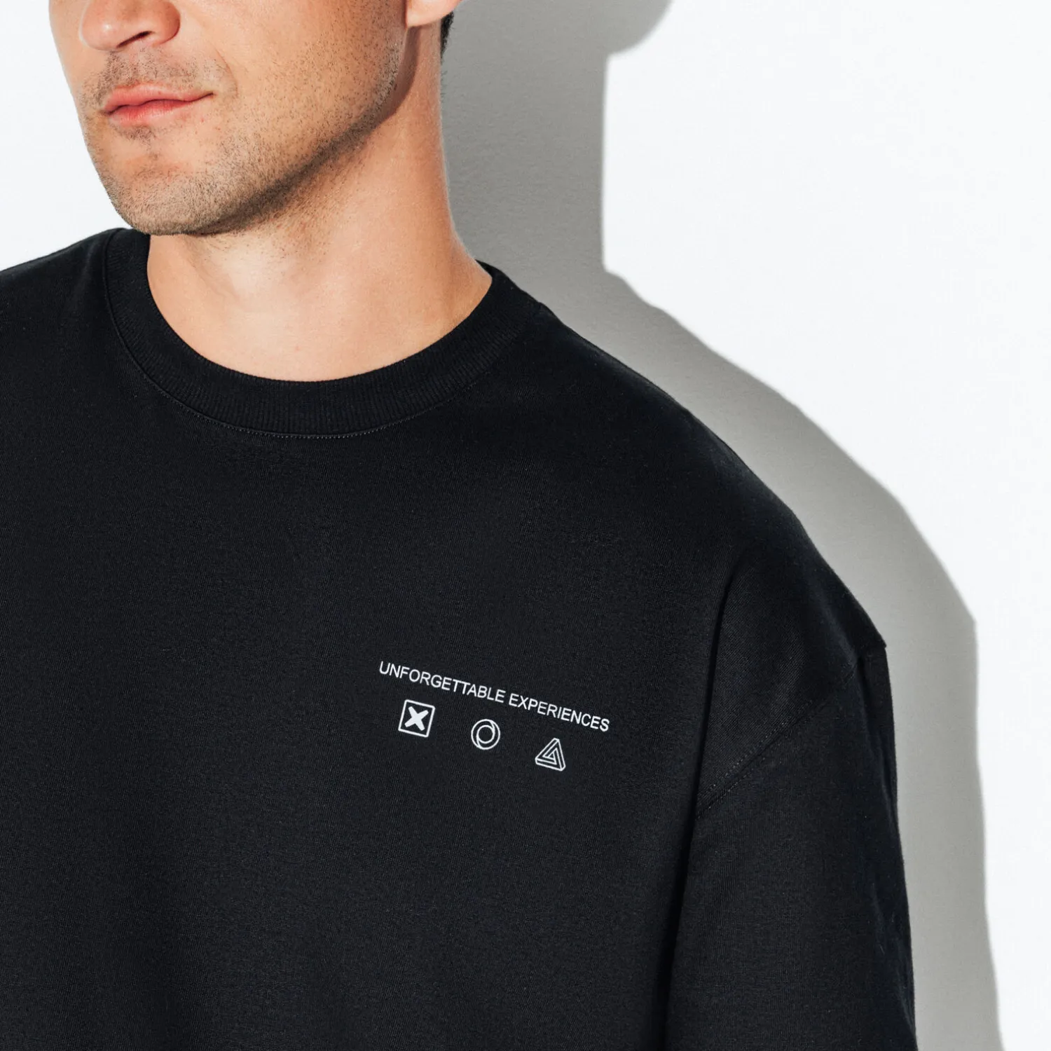 Jules Tee shirt oversize col rond imprimé- T-shirt