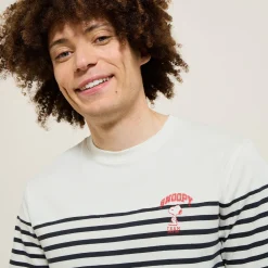 Jules Tee shirt rayé licence Peanuts- T-shirt