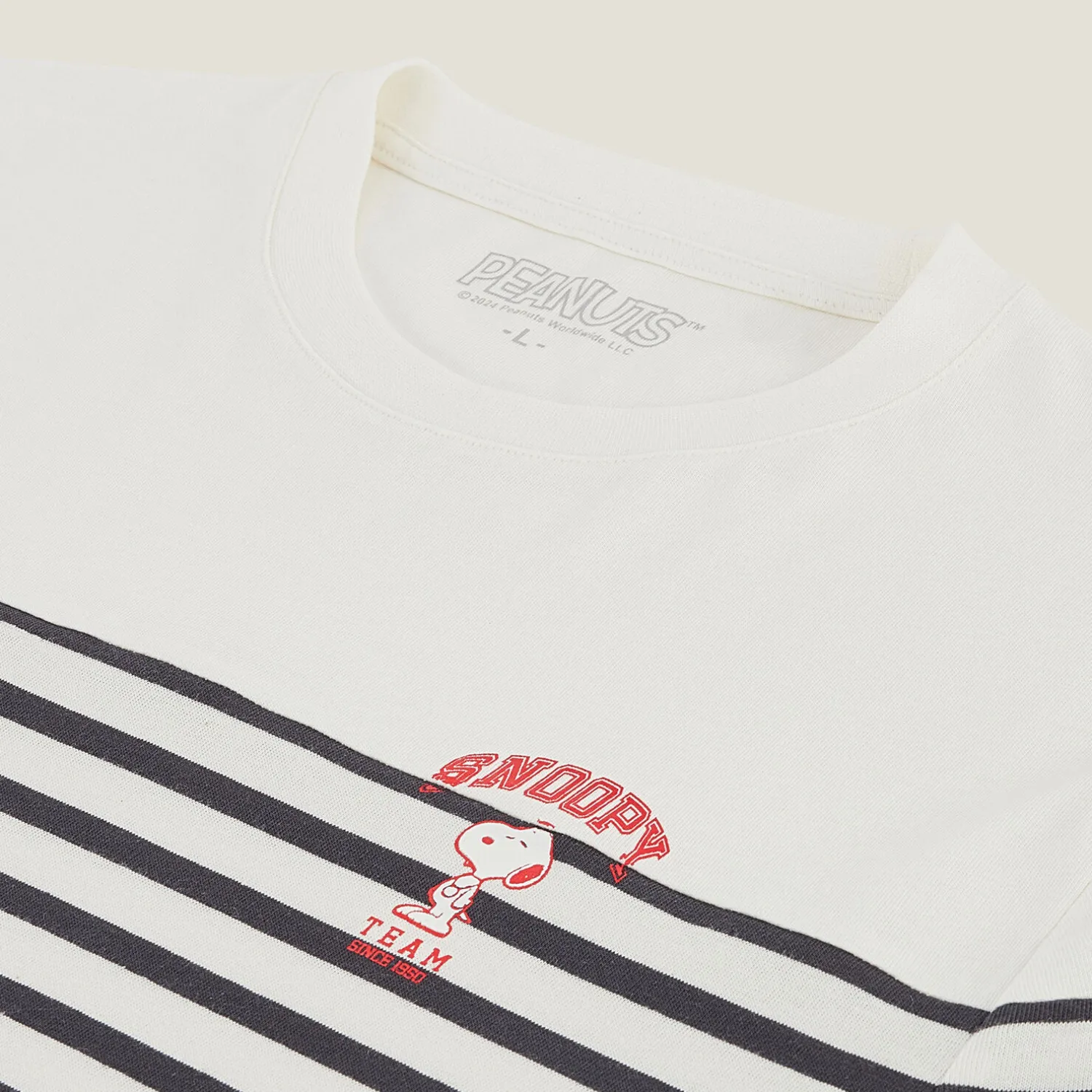 Jules Tee shirt rayé licence Peanuts- T-shirt