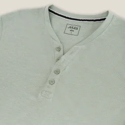Jules Tee shirt slim col tunisien- T-shirt