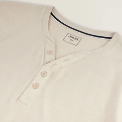 Jules Tee shirt slim col tunisien- T-shirt