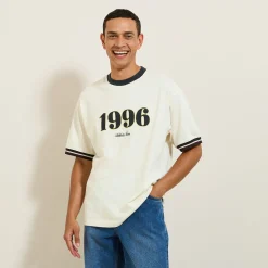 Jules Tee-shirt iconique 1996 à col rond contrasté- T-shirt