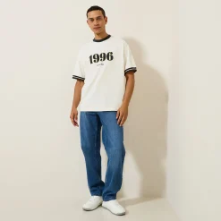 Jules Tee-shirt iconique 1996 à col rond contrasté- T-shirt