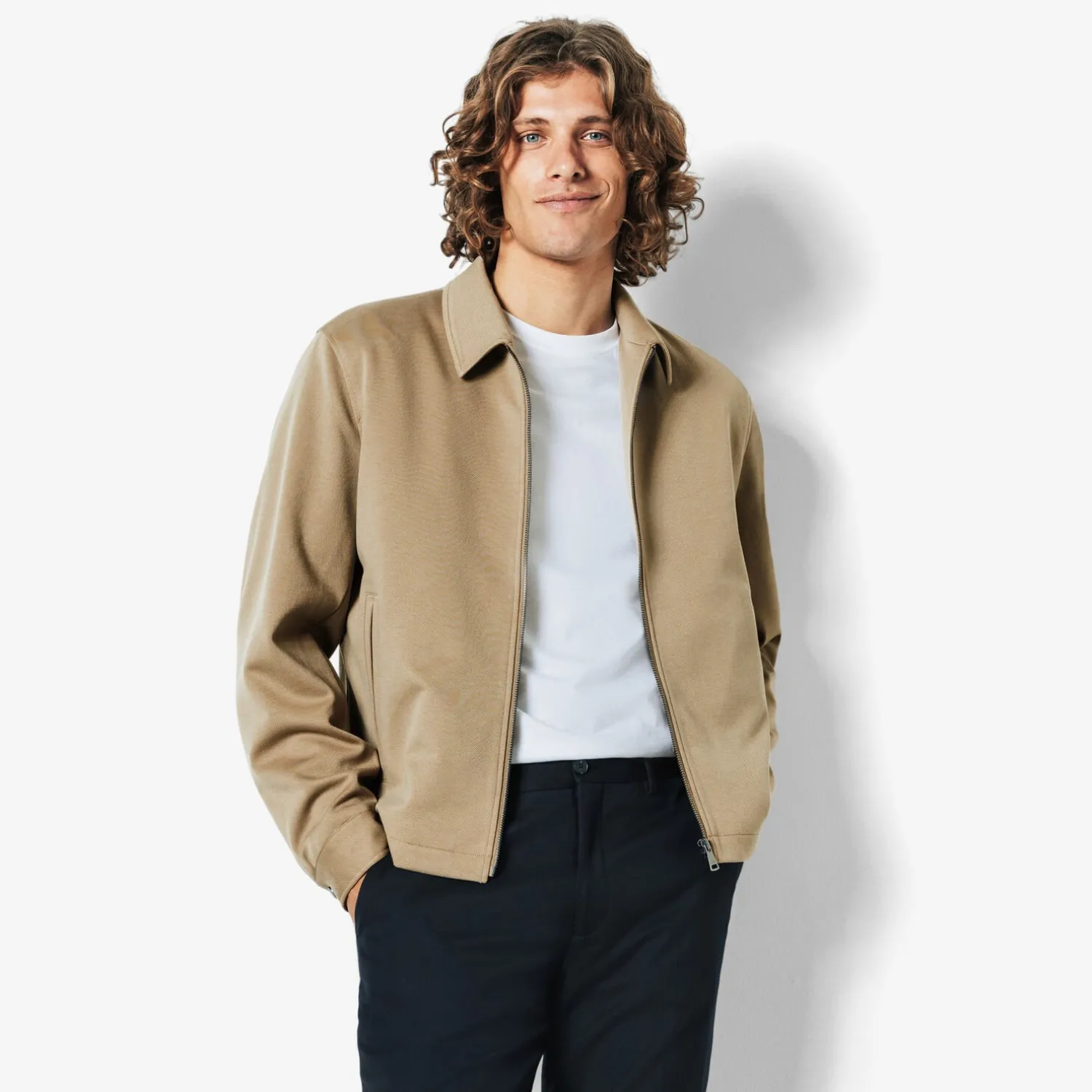 Jules Veste col chemise zippée- Veste De Costume & Blazer|Veste Costume & Blazer