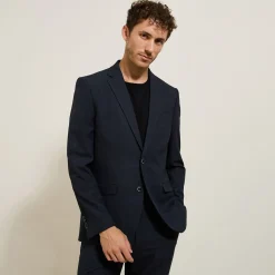 Jules Veste de costume slim bistretch à carreaux- Veste De Costume & Blazer|Veste Costume & Blazer