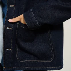 Jules Veste en jean doublée en sherpa- Manteau & Blouson