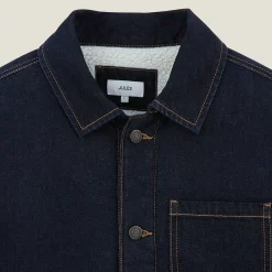 Jules Veste en jean doublée en sherpa- Manteau & Blouson